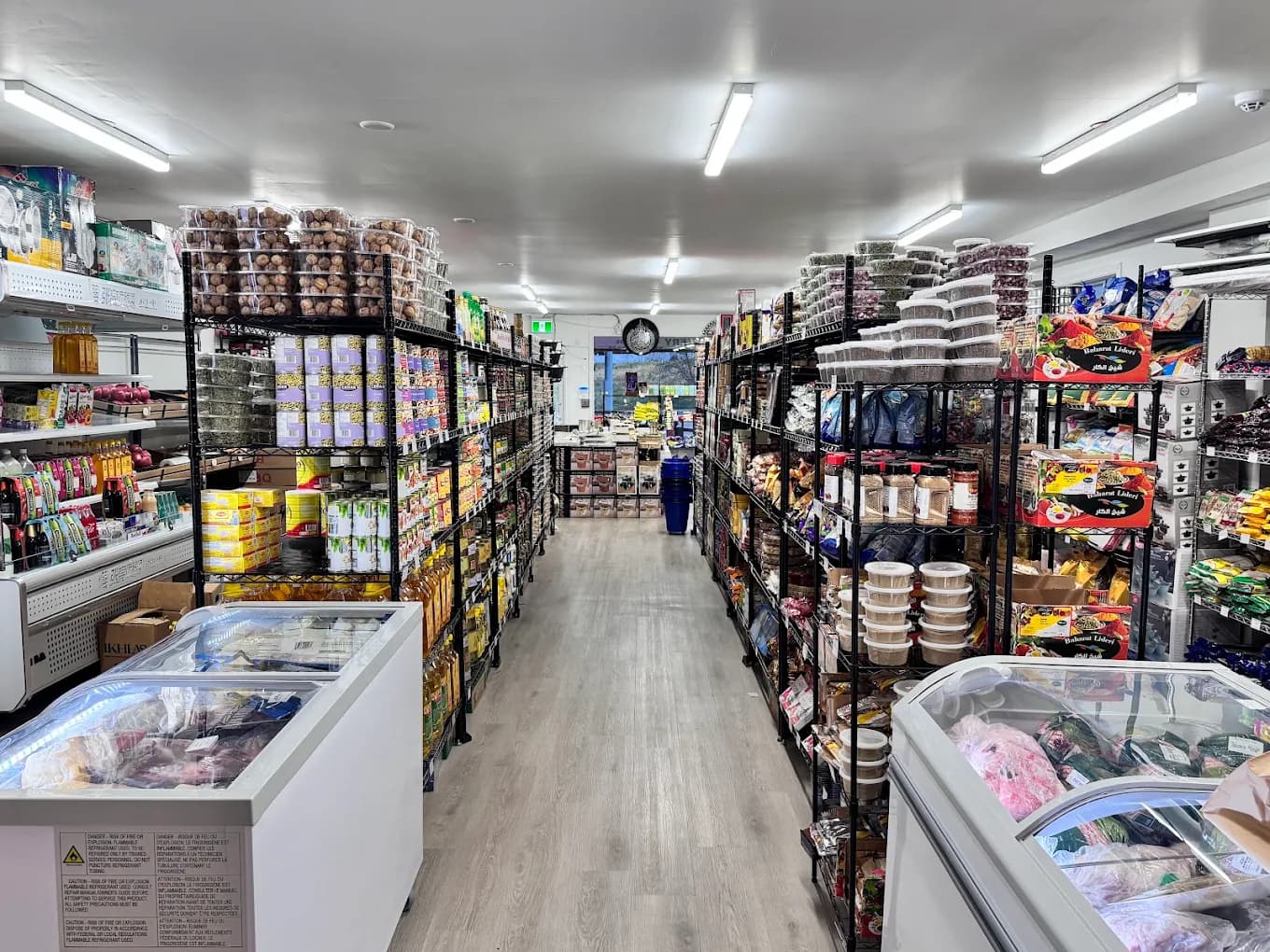 Inside KabulVan Supermarket — aisles of international groceries in Surrey